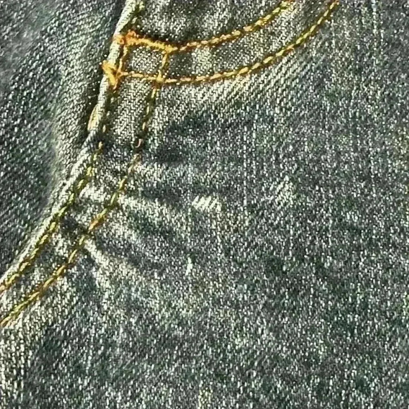 DULUTH TRADING Flex Weekender Jeans 40 x 30 Dark  Zip Fly Relaxed Fit Denim Dad - Picture 4 of 16